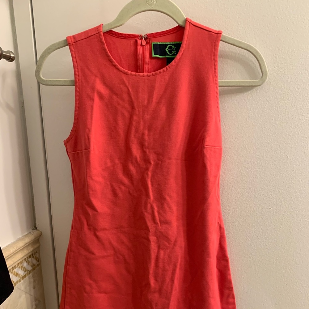 C wonder coral sleeveless dress